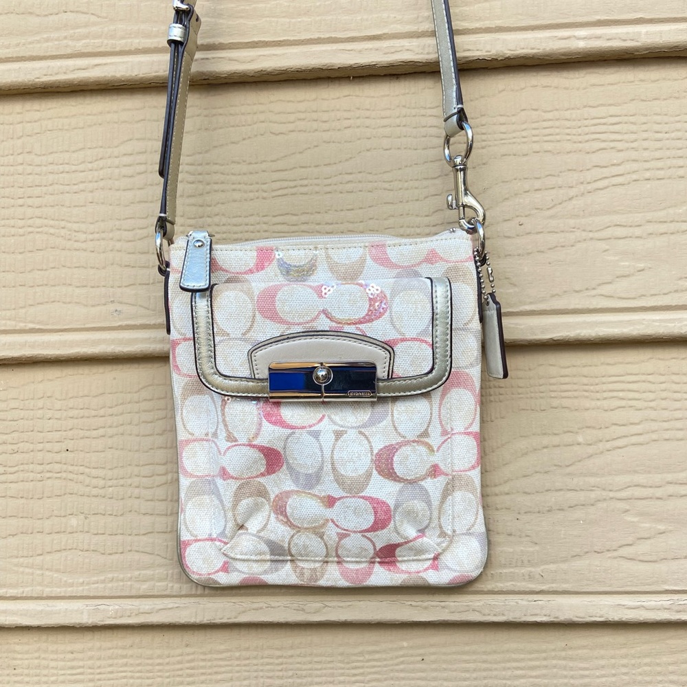 Coach Kristin Sequined Crossbody